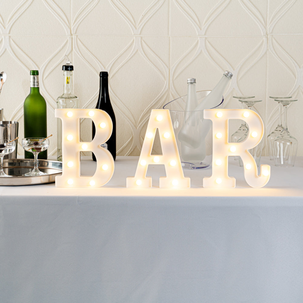Illumify White LED Marquee Letter R Sign - 8 3/4" - 1 count box