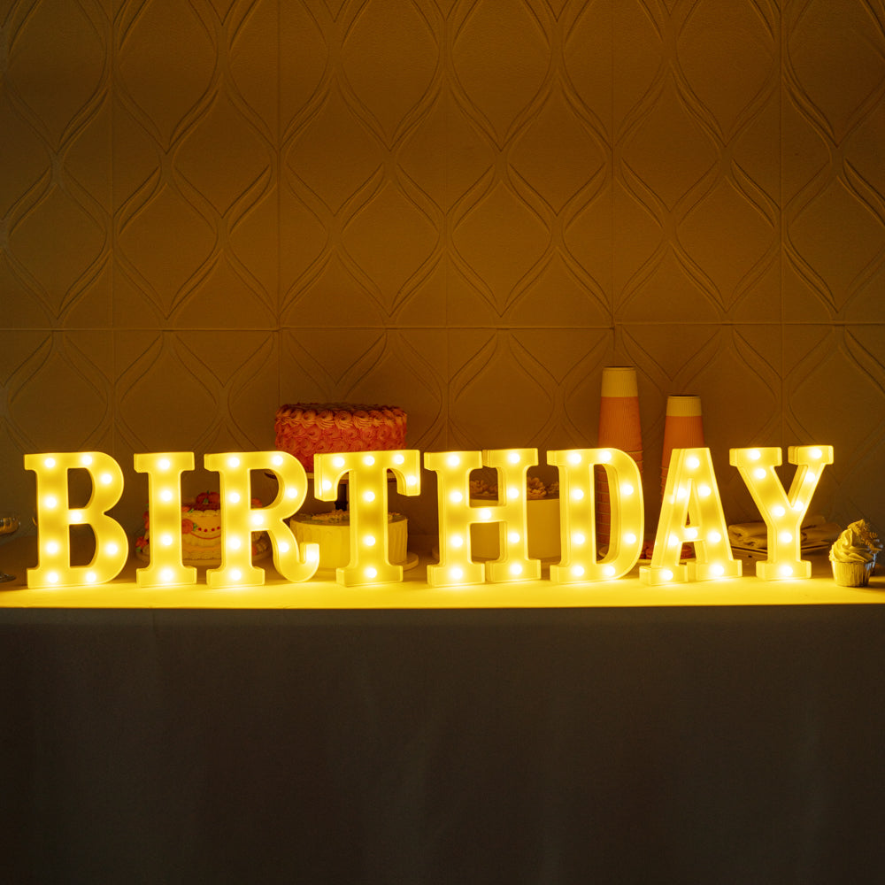 Illumify White LED Marquee Letter R Sign - 8 3/4" - 1 count box