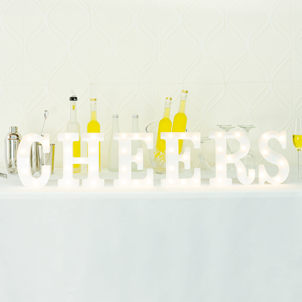 Illumify White LED Marquee Letter R Sign - 8 3/4" - 1 count box