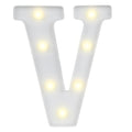 Illumify White LED Marquee Letter V Sign - 8 3/4" - 1 count box