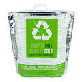 Cater Tek Green and Silver Plastic Thermal Bag - Insulated - 20" x 7" x 20" - 1 count box