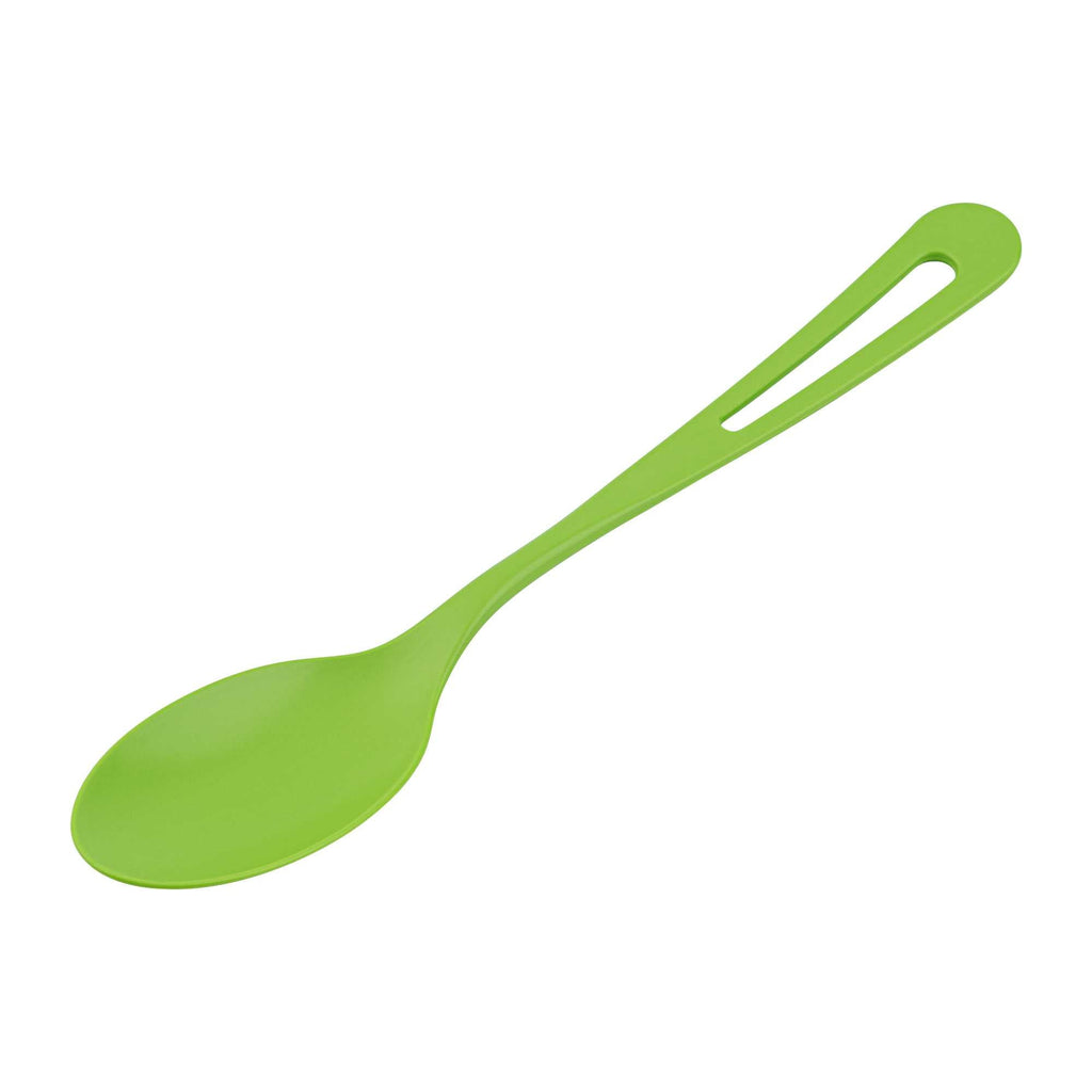 Basic Nature Green CPLA Plastic Spoon - Compostable Wrapper, Heat-Resistant - 7 1/2" - 250 count box