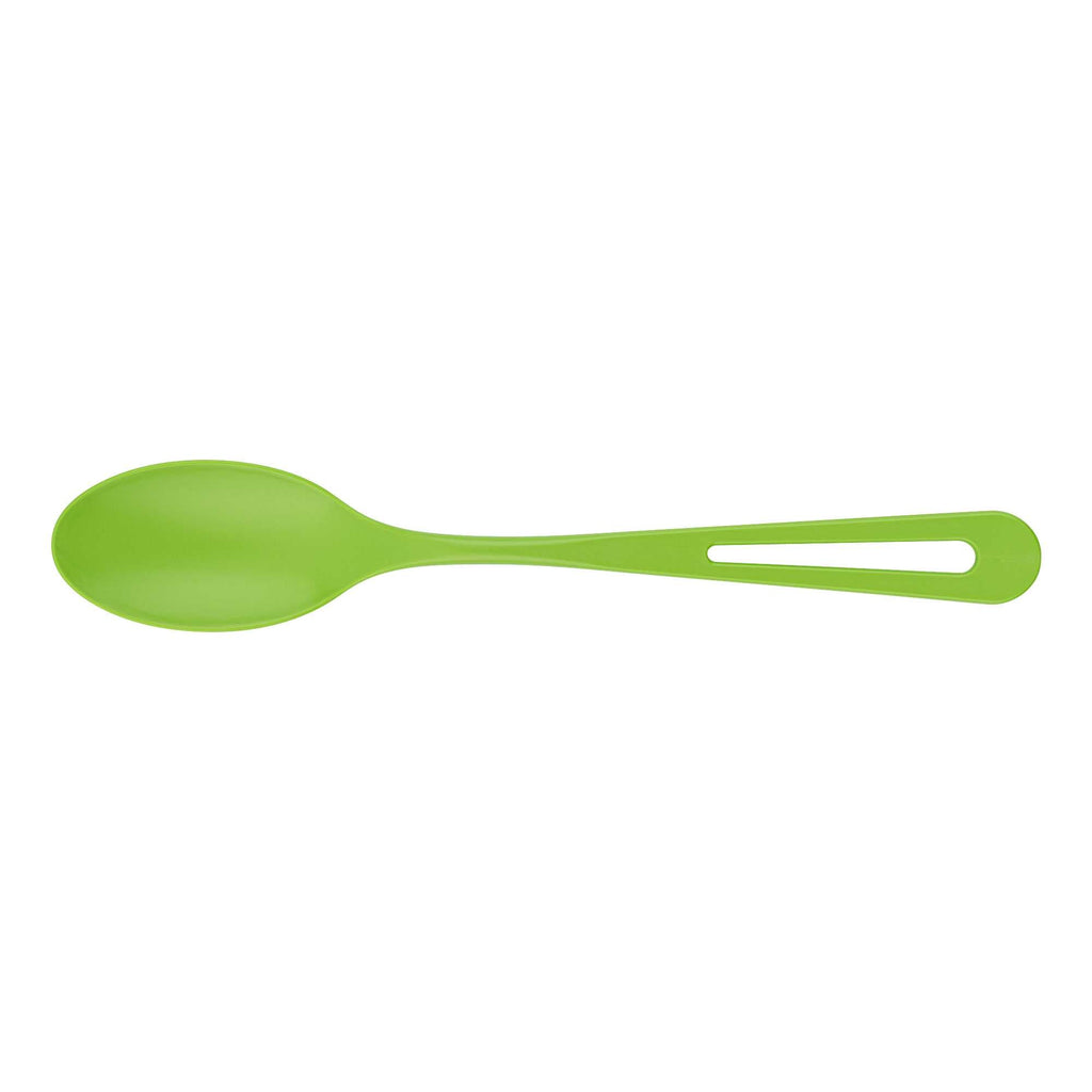 Basic Nature Green CPLA Plastic Spoon - Compostable Wrapper, Heat-Resistant - 7 1/2" - 250 count box