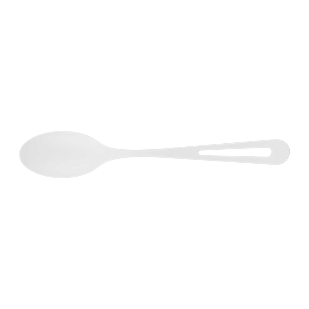 Basic Nature White CPLA Plastic Spoon - Compostable Wrapper, Heat-Resistant - 7 1/2" - 250 count box