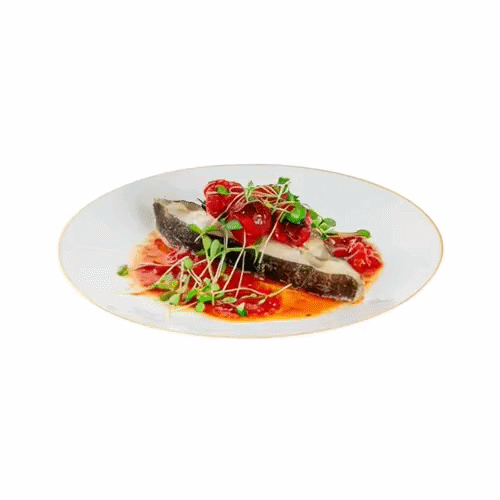 Moderna Round White Plastic Gold-Rimmed Plate - 10" x 10" x 3/4" - 40 count box
