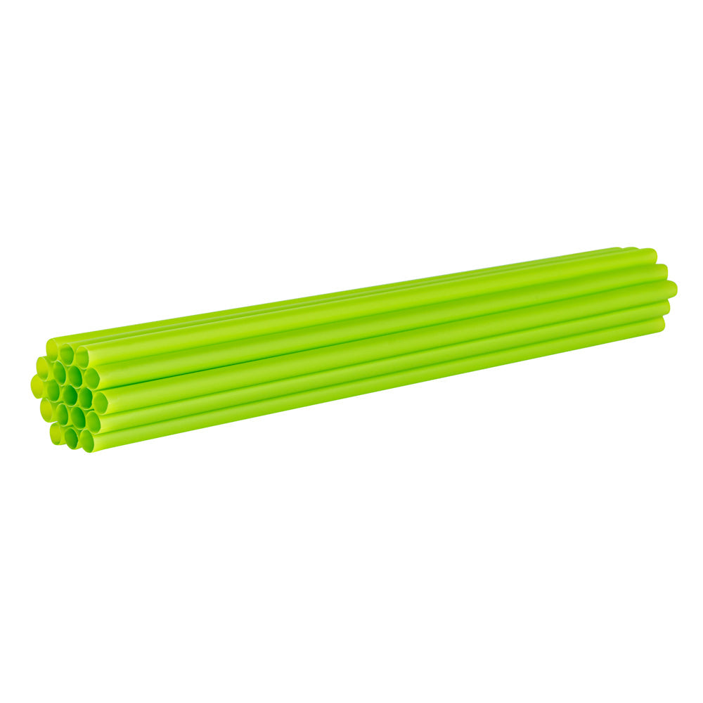 Basic Nature Green PLA / PBAT Plastic Straw - Compostable - 8 1/4" - 100 count box