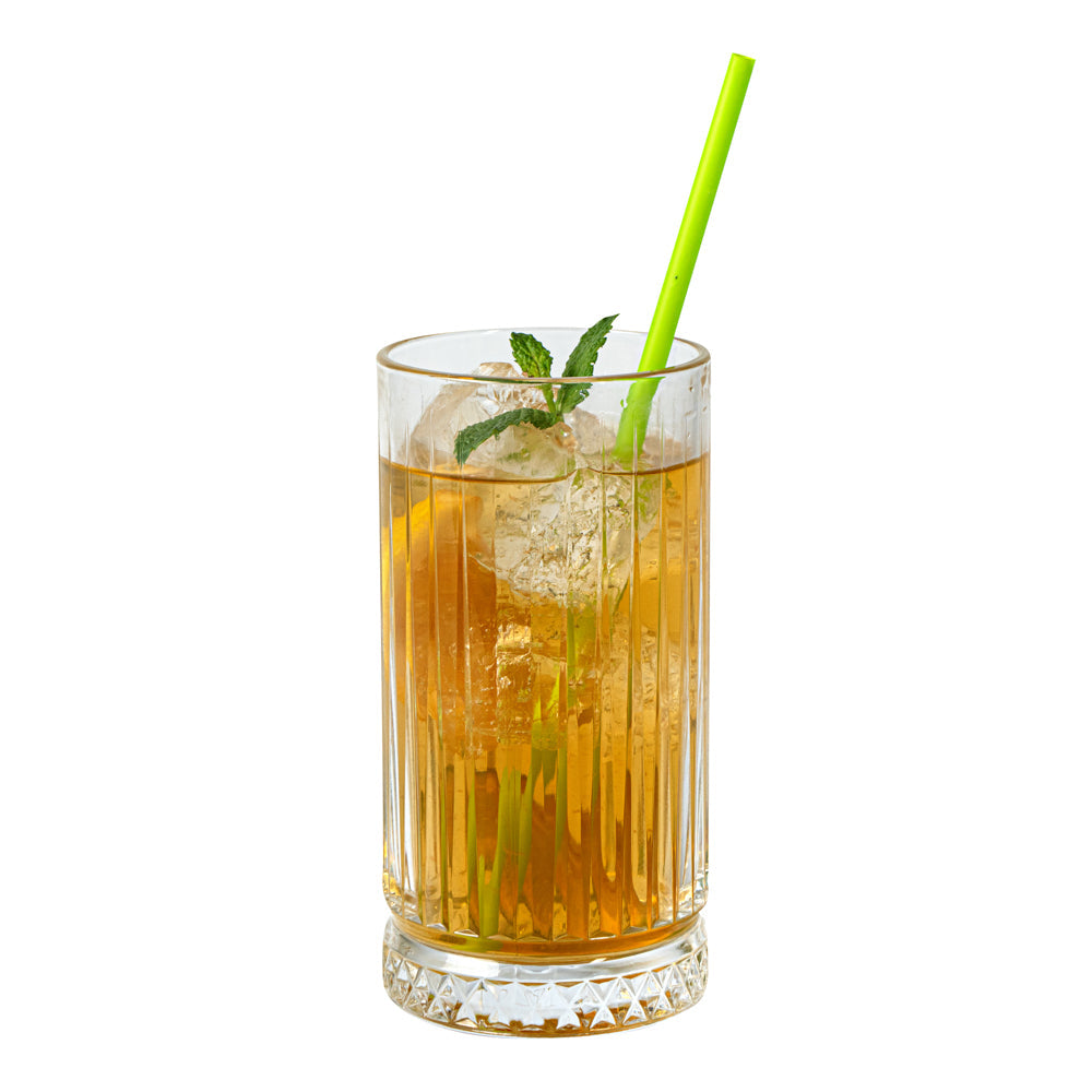 Basic Nature Green PLA / PBAT Plastic Straw - Compostable - 8 1/4" - 100 count box