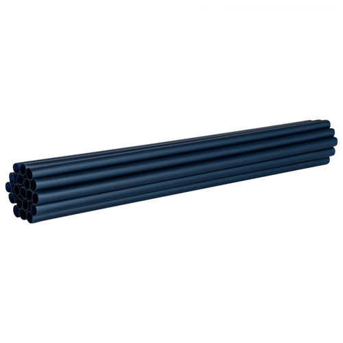 Basic Nature Midnight Blue PLA / PBAT Plastic Straw - Compostable - 8 1/4" - 100 count box