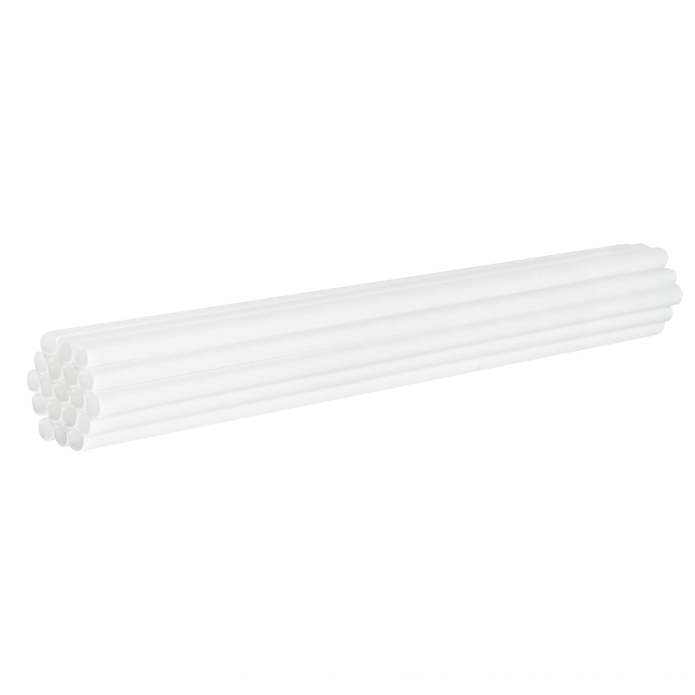 Basic Nature White PLA / PBAT Plastic Straw - Compostable - 8 1/4" - 2000 count box