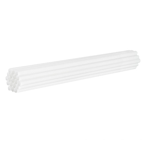 Basic Nature White PLA / PBAT Plastic Straw - Compostable - 8 1/4" - 2000 count box
