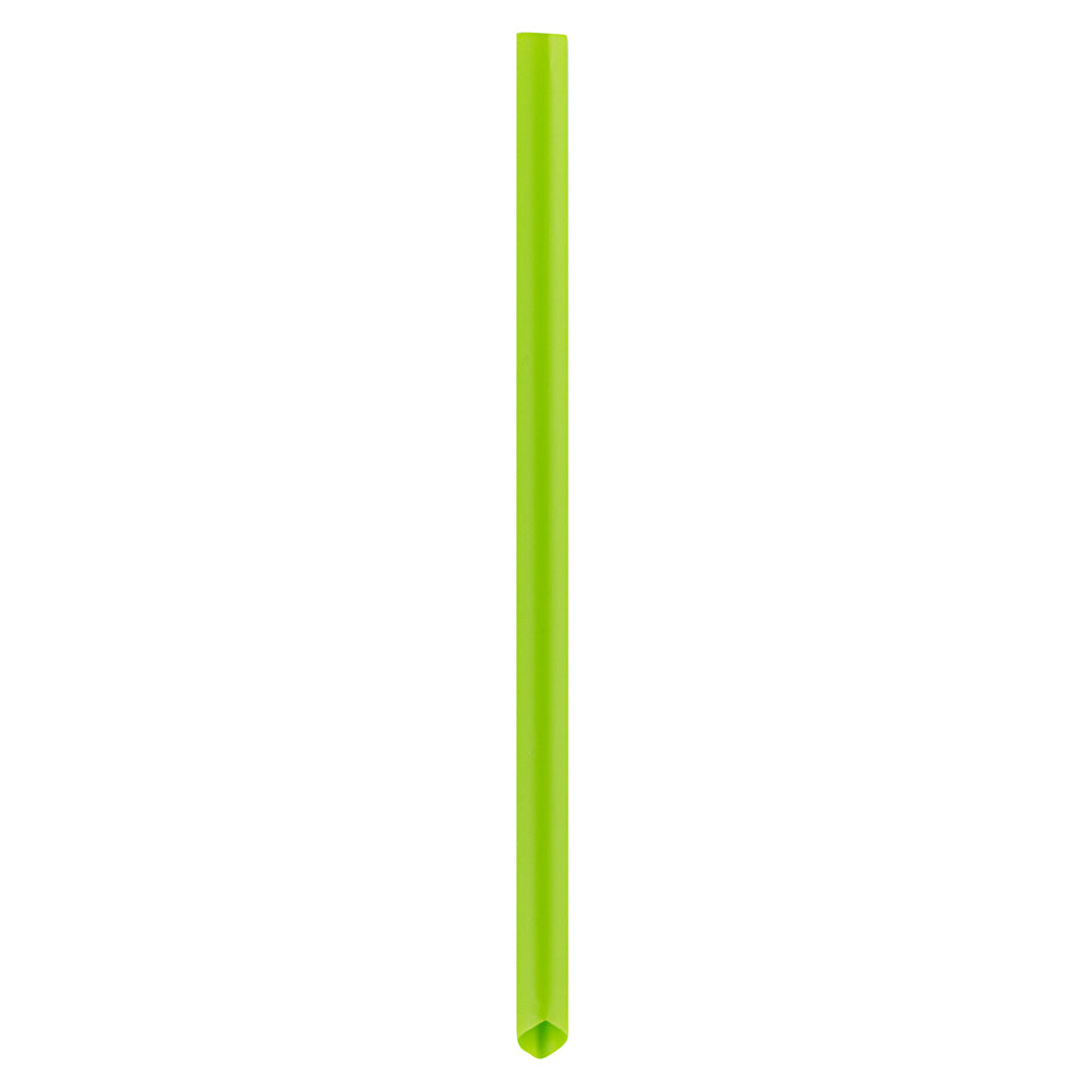 Basic Nature Green PLA / PBAT Plastic Boba Straw - Compostable - 9" - 2000 count box