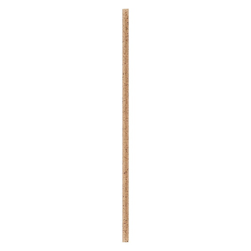 Basic Nature Brown PLA Plastic / Coffee Ground Straw - Wrapped, Compostable - 8 1/4" - 2000 count box