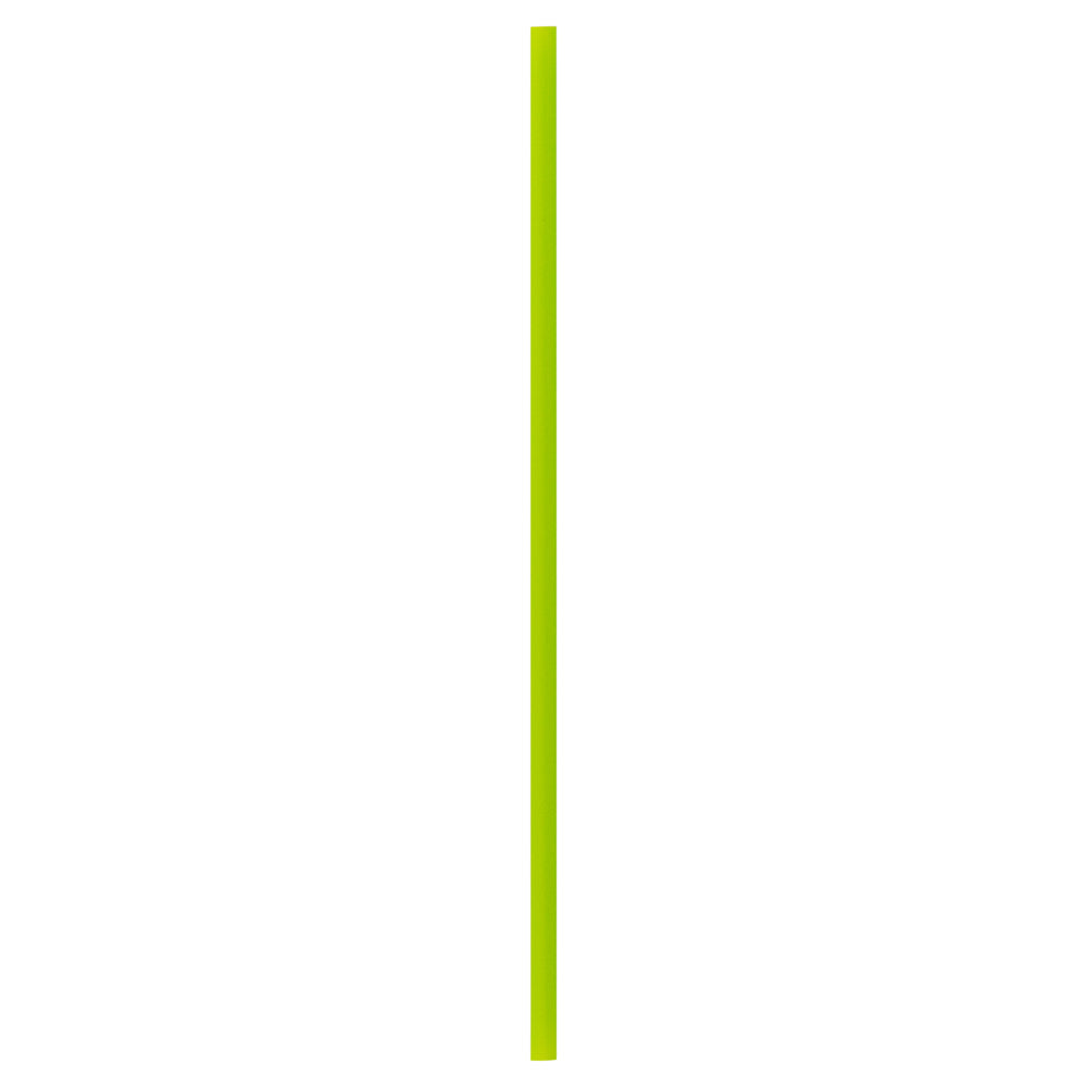 Basic Nature Green PLA / PBAT Plastic Straw - Wrapped, Compostable - 8 1/4" - 2000 count box