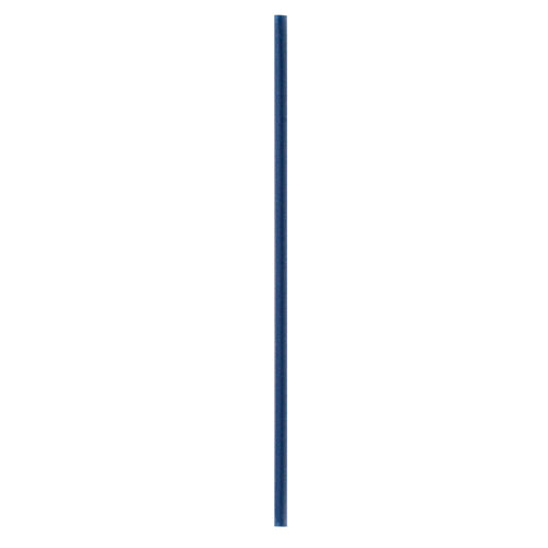 Basic Nature Midnight Blue PLA / PBAT Plastic Straw - Wrapped, Compostable - 8 1/4" - 2000 count box