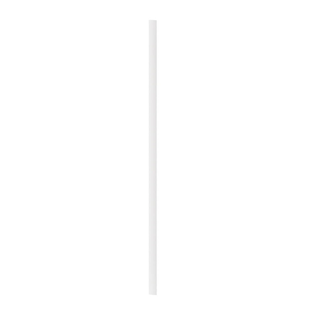 Basic Nature White PLA / PBAT Plastic Straw - Wrapped, Compostable - 8 1/4" - 2000 count box