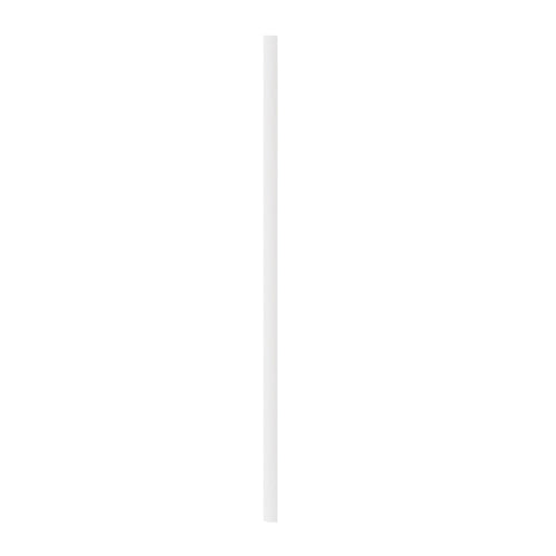 Basic Nature White PLA / PBAT Plastic Straw - Wrapped, Compostable - 8 1/4" - 100 count box