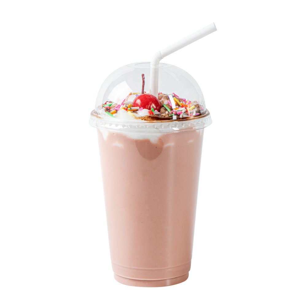 Basic Nature White PLA / PBAT Plastic Straw - Wrapped, Flexible, Compostable - 8 1/4" - 2000 count box