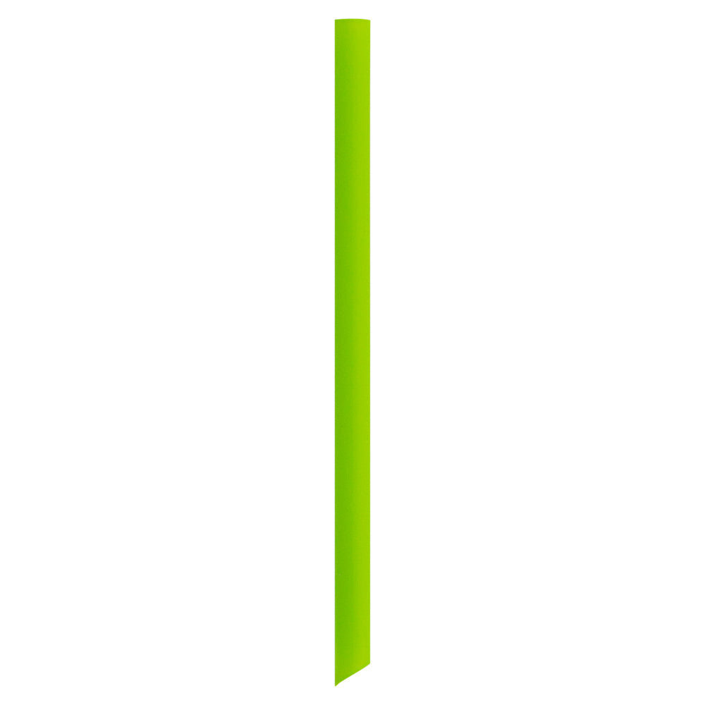 Basic Nature Green PLA / PBAT Plastic Boba Straw - Wrapped, Compostable - 9" - 2000 count box