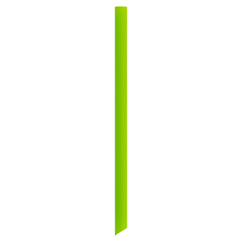 Basic Nature Green PLA / PBAT Plastic Boba Straw - Wrapped, Compostable - 9" - 100 count box