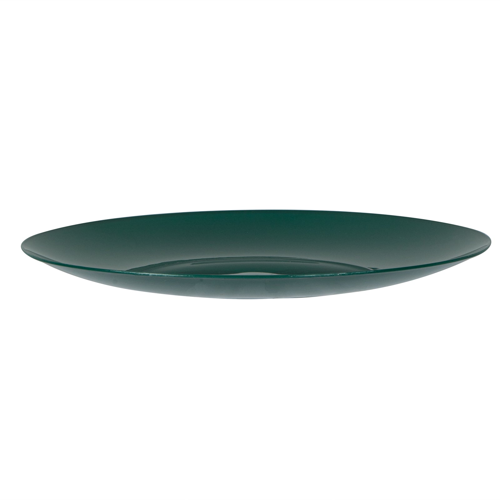 Moderna Round Forest Green Plastic Plate - 7 1/2" x 7 1/2" x 1/2" - 200 count box