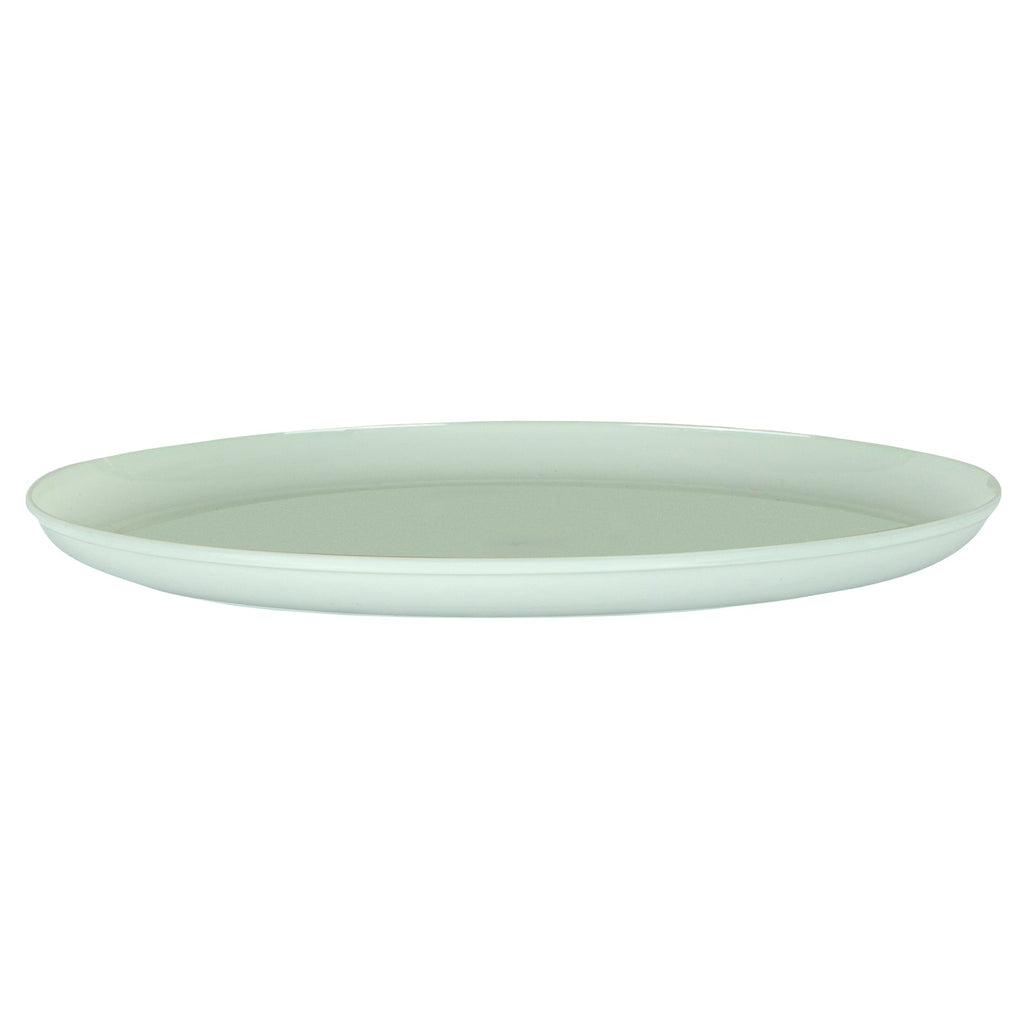 Moderna Round Mint Green Plastic Plate - 8 1/2" x 8 1/2" x 1/2" - 200 count box