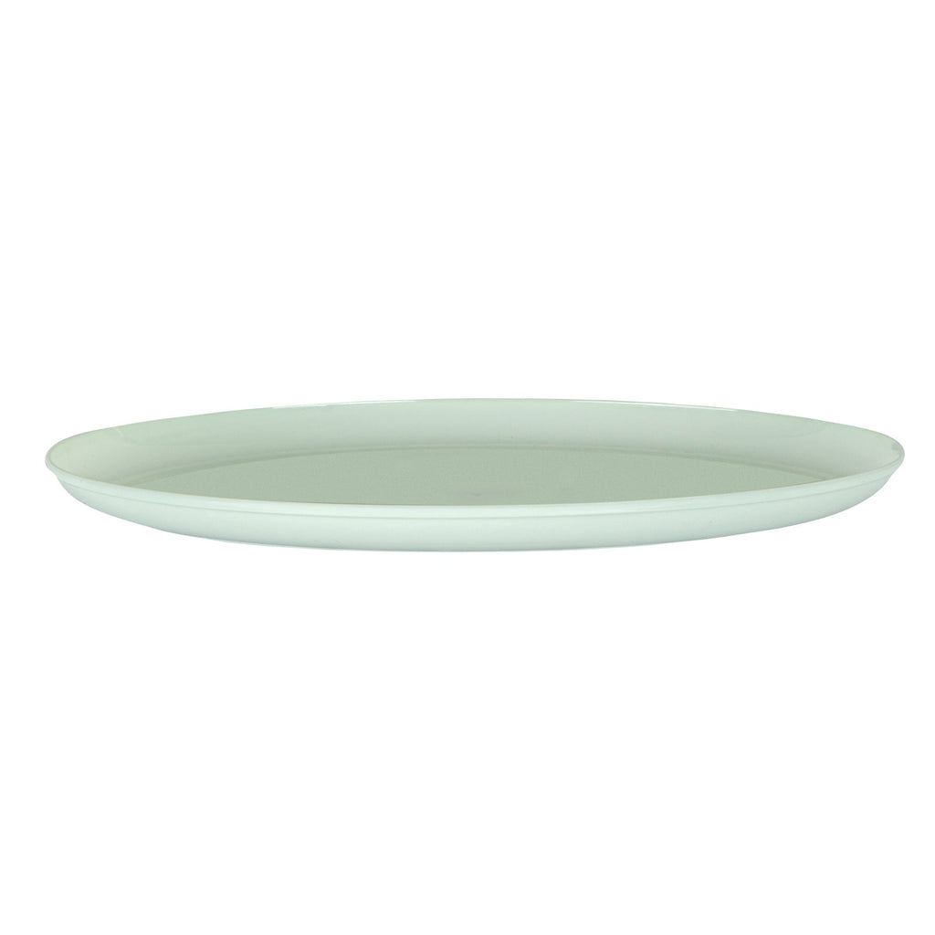 Moderna Round Mint Green Plastic Plate - 10 3/4" x 10 3/4" x 1/2" - 200 count box