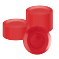 Moderna Round Red Plastic Plate - 10 1/4" x 10 1/4" x 3/4" - 40 count box