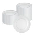 Moderna Round Clear Plastic Wave Plate - 9" x 9" x 1/2" - 40 count box