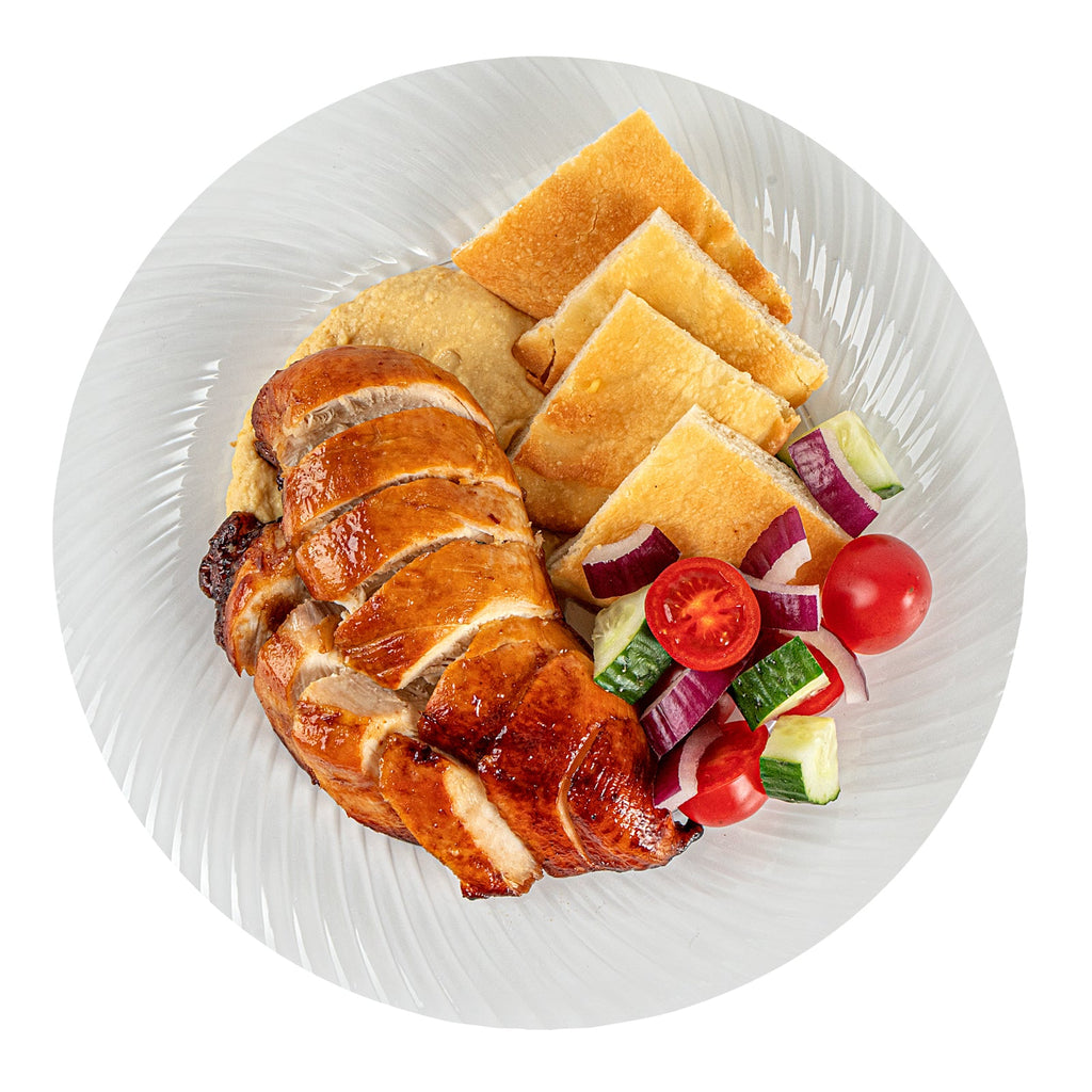 Moderna Round Clear Plastic Wave Plate - 9" x 9" x 1/2" - 200 count box