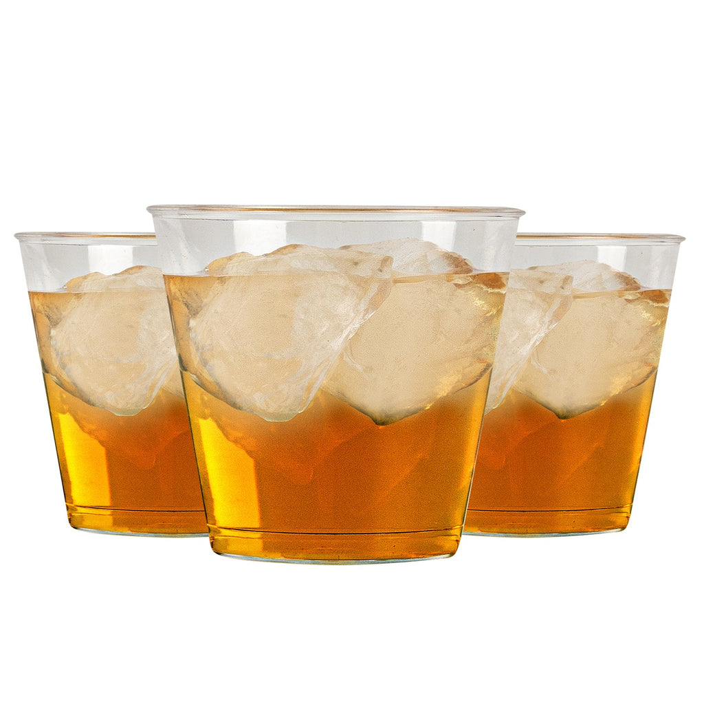 Chef 101 1 oz Clear Plastic Shot Glass - 1 3/4" x 1 3/4" x 1 1/2" - 500 count box
