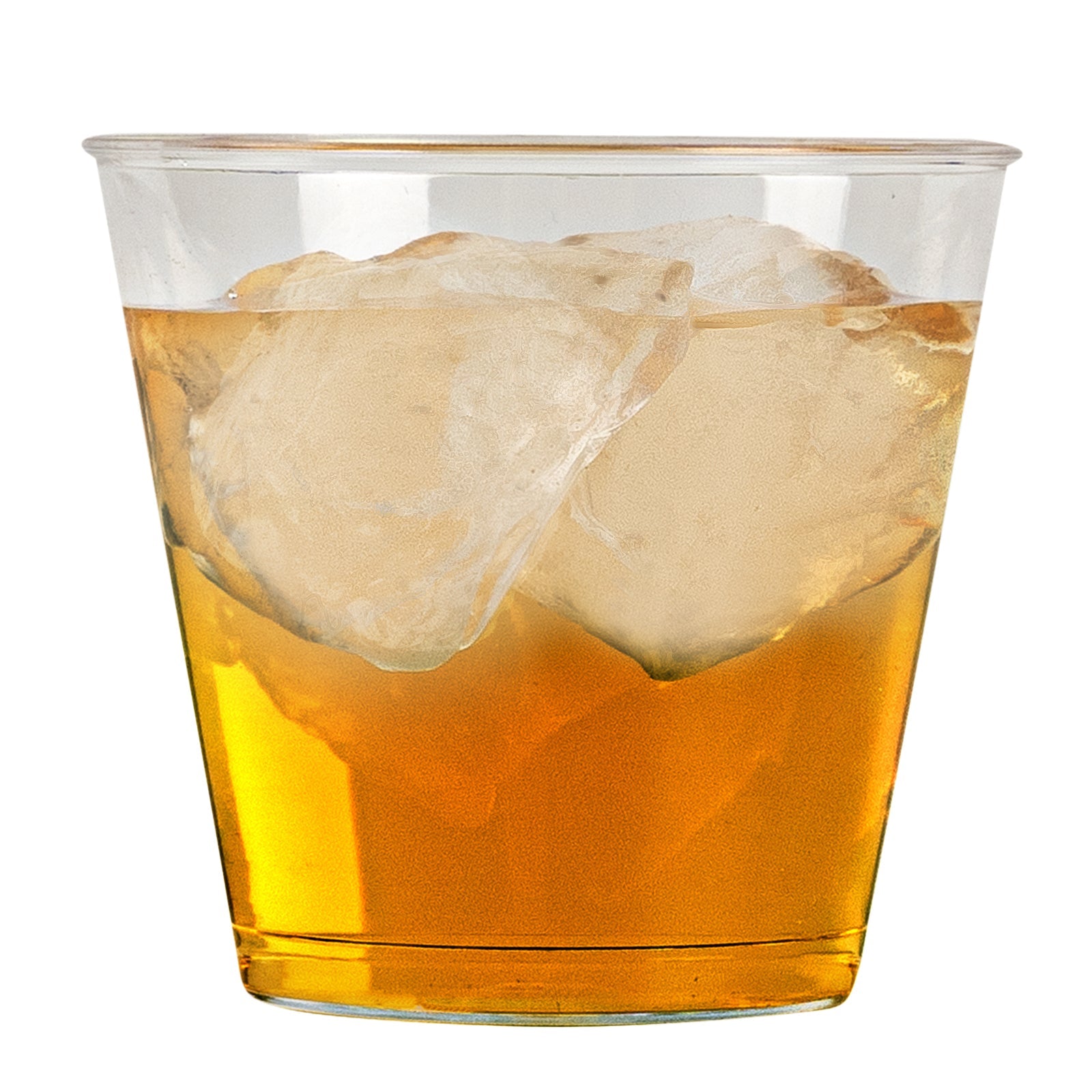 Chef 101 1 oz Clear Plastic Shot Glass - 1 3/4" x 1 3/4" x 1 1/2" - 50 count box