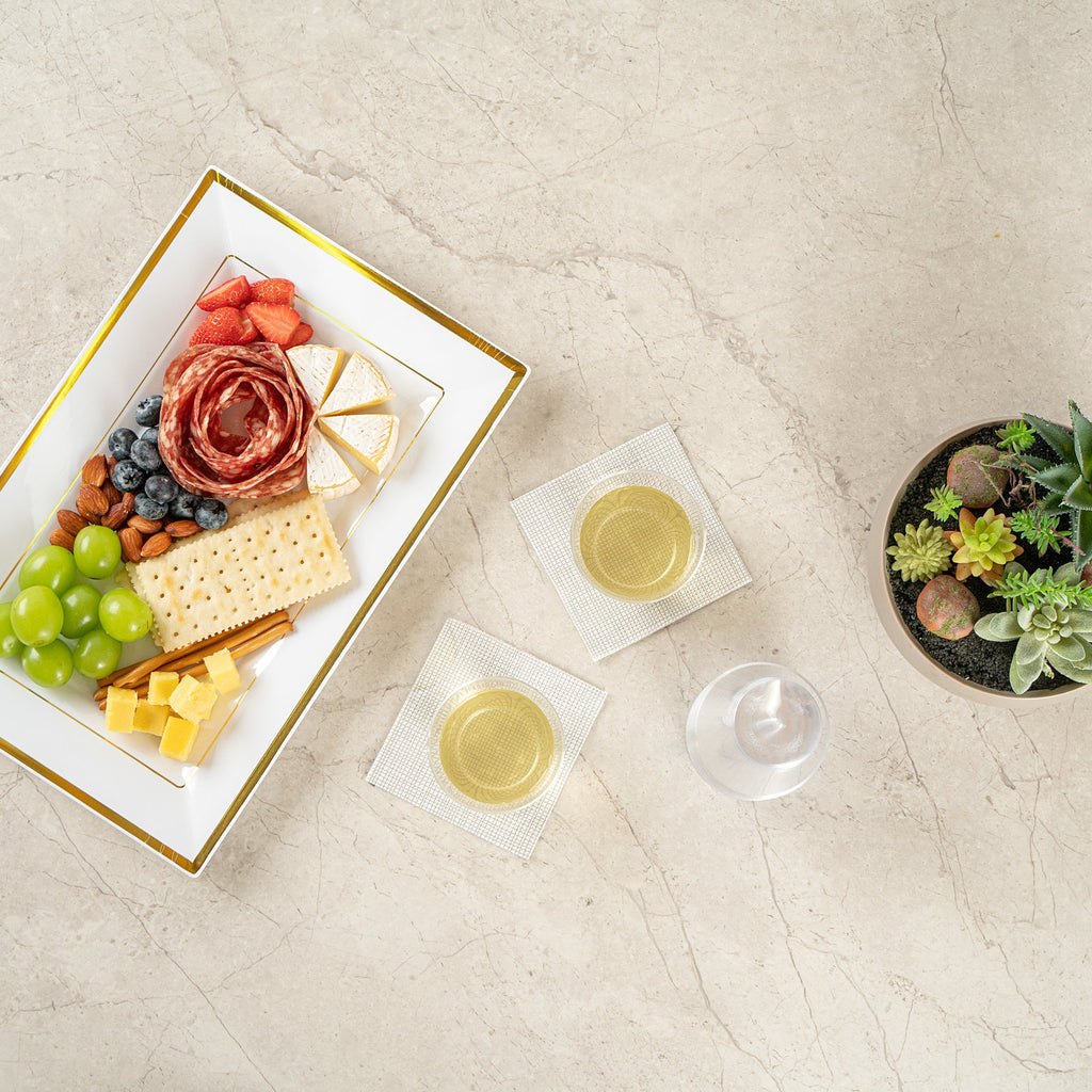 Chef 101 5 oz Clear Plastic Tumbler - 2 3/4" x 2 3/4" x 2 1/4" - 500 count box