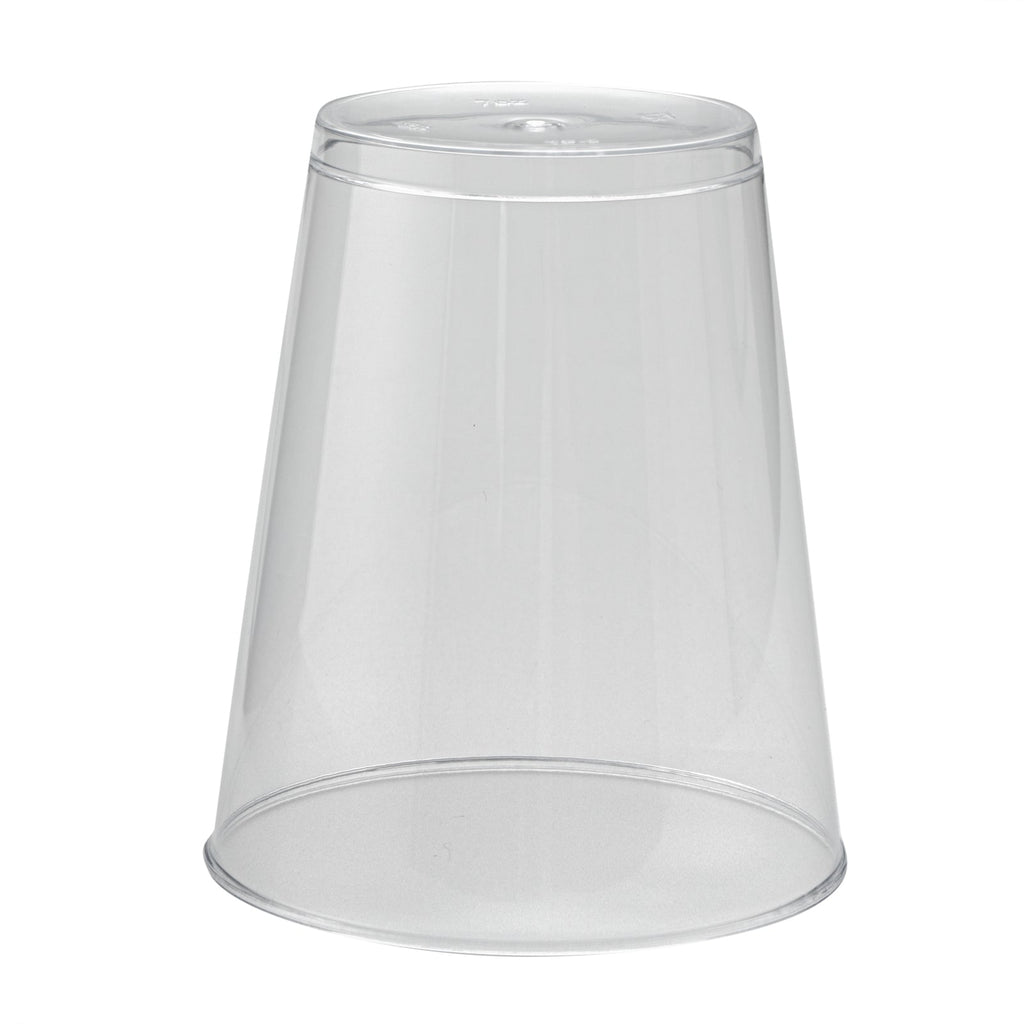 Chef 101 7 oz Clear Plastic Tumbler - 2 3/4" x 2 3/4" x 3 1/4" - 500 count box