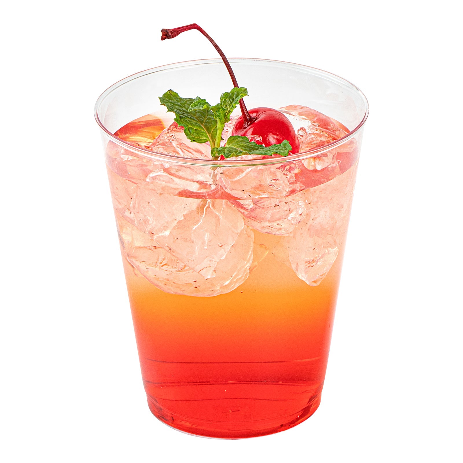 Chef 101 8 oz Clear Plastic Tumbler - 3" x 3" x 3 1/4" - 20 count box