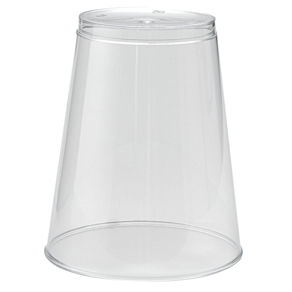 Chef 101 8 oz Clear Plastic Tumbler - 3" x 3" x 3 1/4" - 20 count box