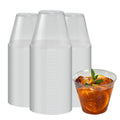 Chef 101 9 oz Clear Plastic Tumbler - 3 1/2" x 3 1/2" x 2 3/4" - 20 count box