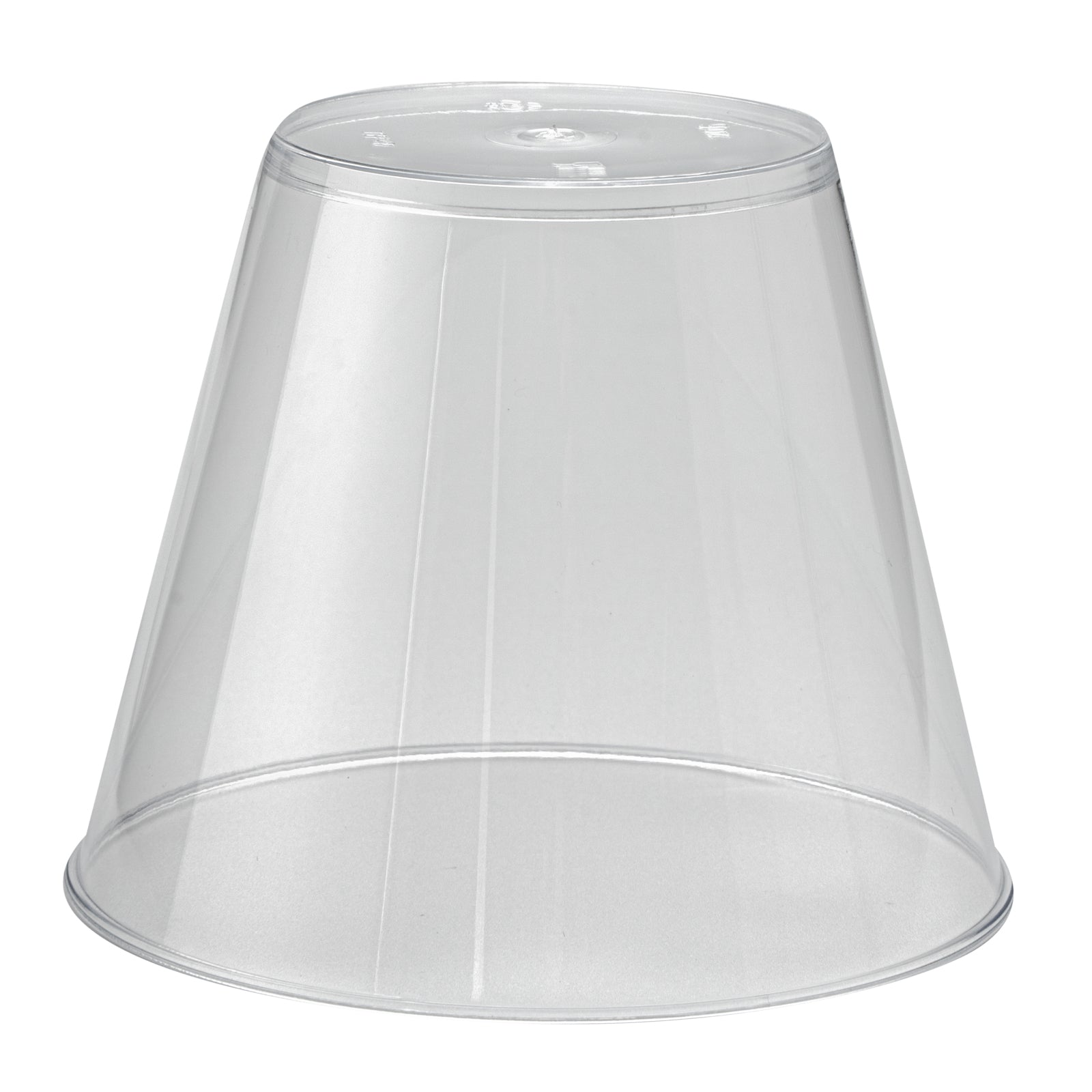 Chef 101 9 oz Clear Plastic Tumbler - 3 1/2" x 3 1/2" x 2 3/4" - 20 count box