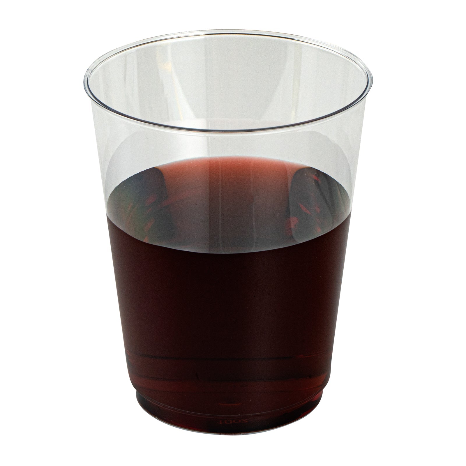 Chef 101 10 oz Clear Plastic Tumbler - 3" x 3" x 3 3/4" - 500 count box