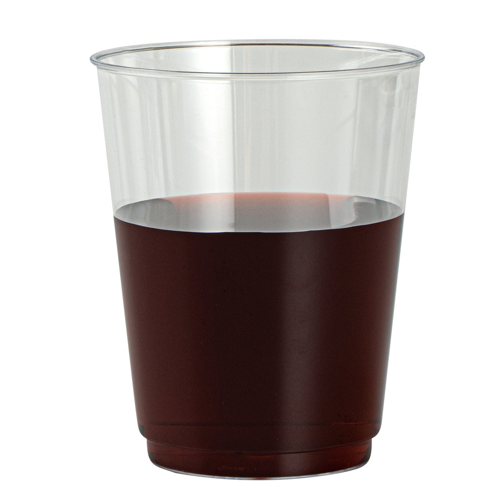 Chef 101 10 oz Clear Plastic Tumbler - 3" x 3" x 3 3/4" - 500 count box