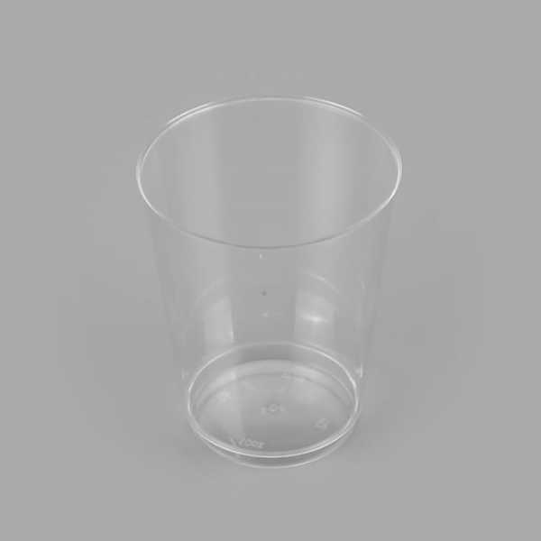 Chef 101 10 oz Clear Plastic Tumbler - 3" x 3" x 3 3/4" - 500 count box
