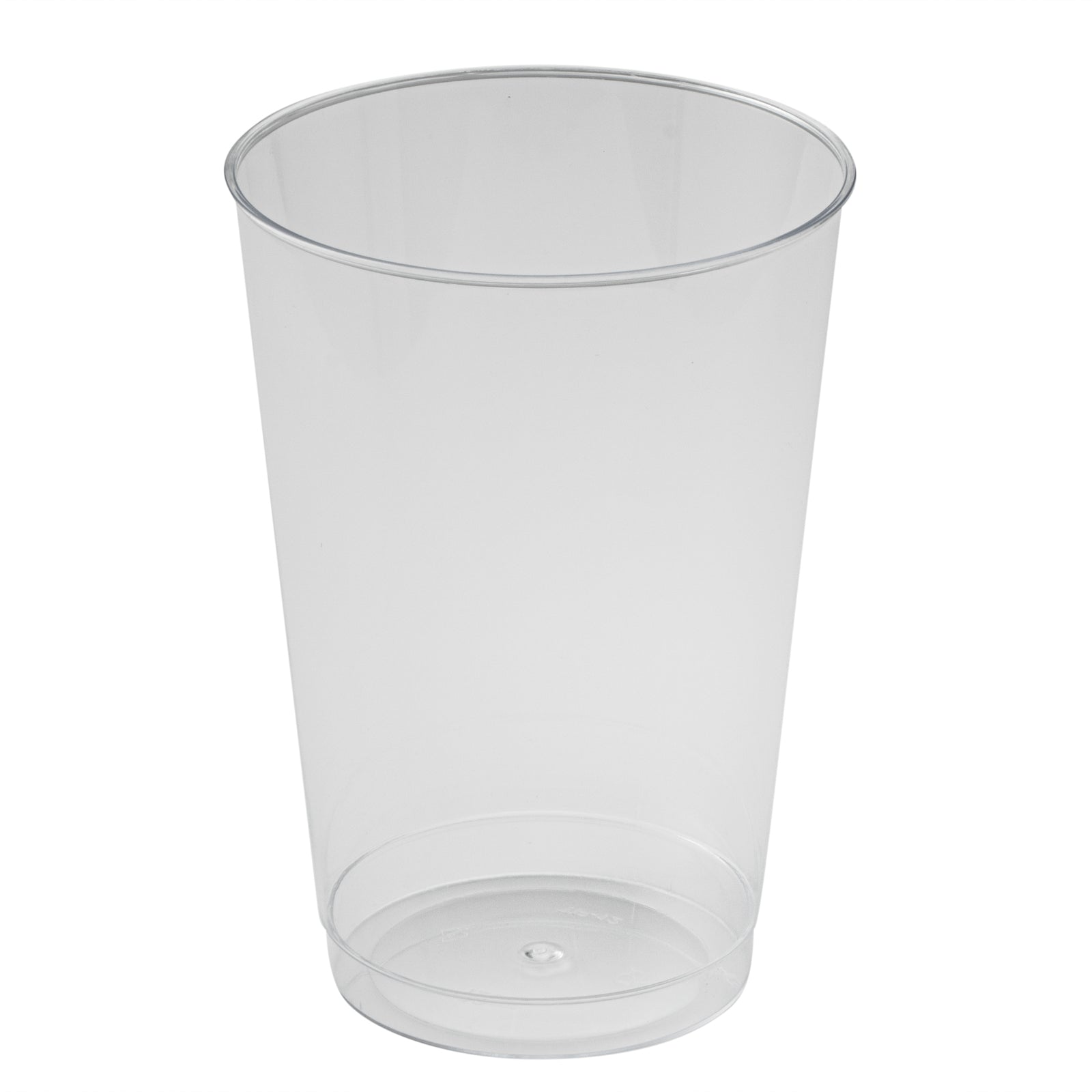 Chef 101 12 oz Clear Plastic Tumbler - 3" x 3" x 4 1/4" - 20 count box