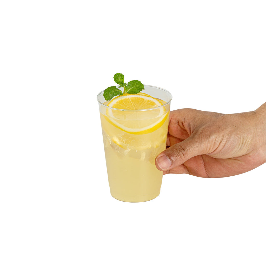 Chef 101 12 oz Clear Plastic Tumbler - 3" x 3" x 4 1/4" - 500 count box
