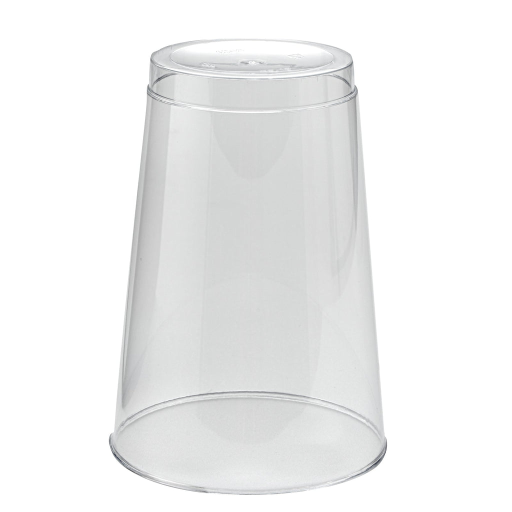 Chef 101 12 oz Clear Plastic Tumbler - 3" x 3" x 4 1/4" - 500 count box