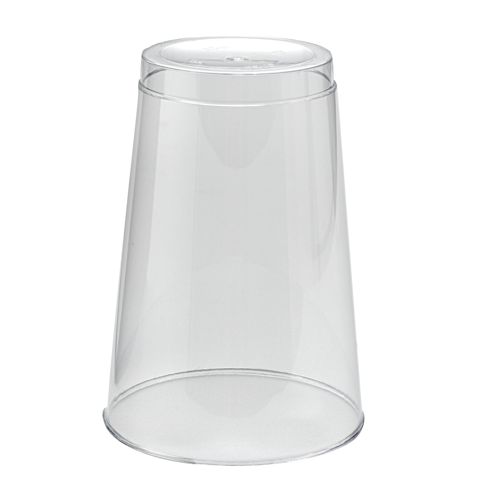 Chef 101 12 oz Clear Plastic Tumbler - 3" x 3" x 4 1/4" - 500 count box