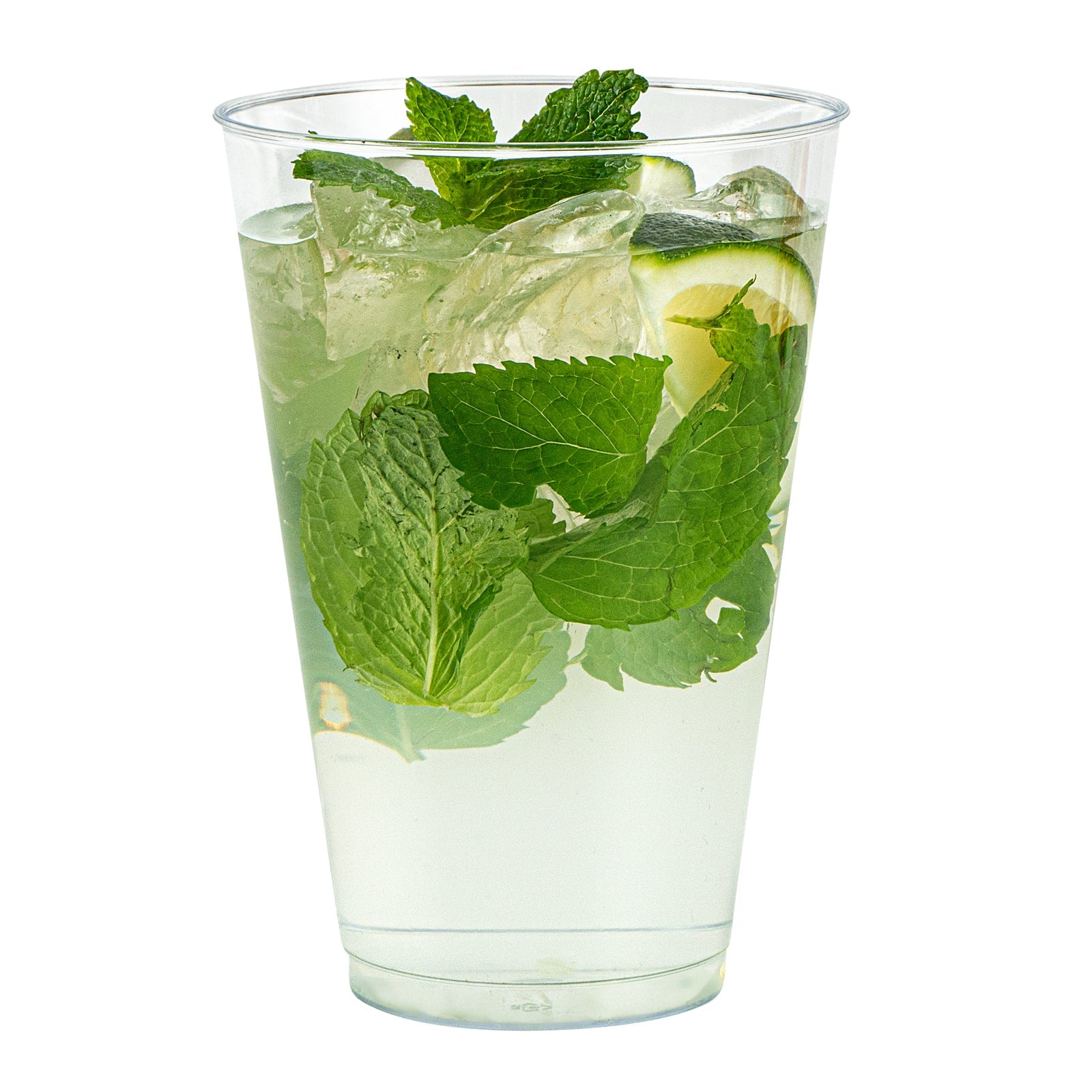 Chef 101 14 oz Clear Plastic Tumbler - 3 1/4" x 3 1/4" x 4 3/4" - 500 count box