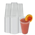 Chef 101 16 oz Clear Plastic Tumbler - 3 1/4" x 3 1/4" x 5 1/4" - 500 count box
