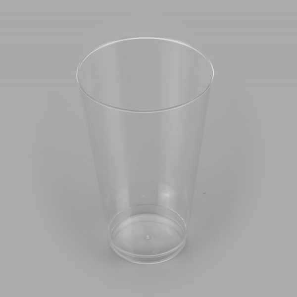 Chef 101 16 oz Clear Plastic Tumbler - 3 1/4" x 3 1/4" x 5 1/4" - 500 count box
