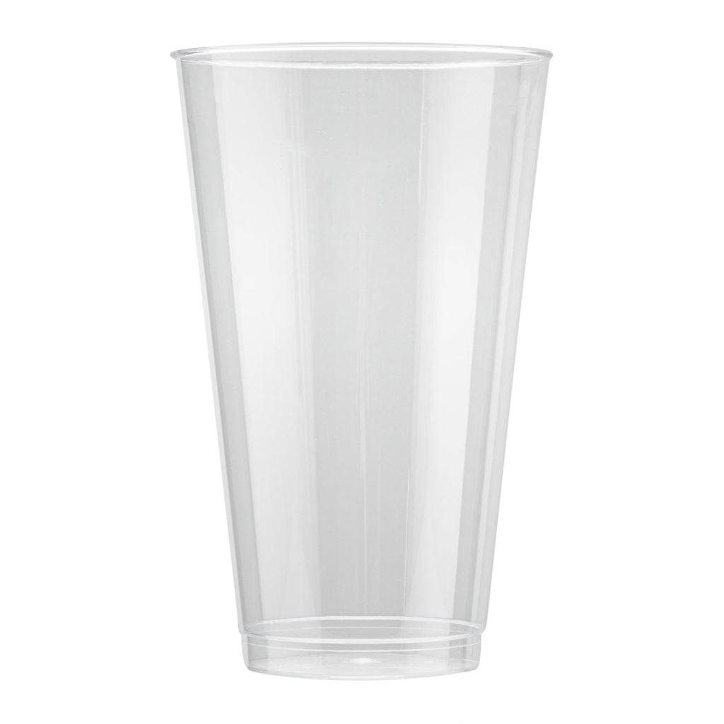 Chef 101 16 oz Clear Plastic Tumbler - 3 1/4" x 3 1/4" x 5 1/4" - 500 count box