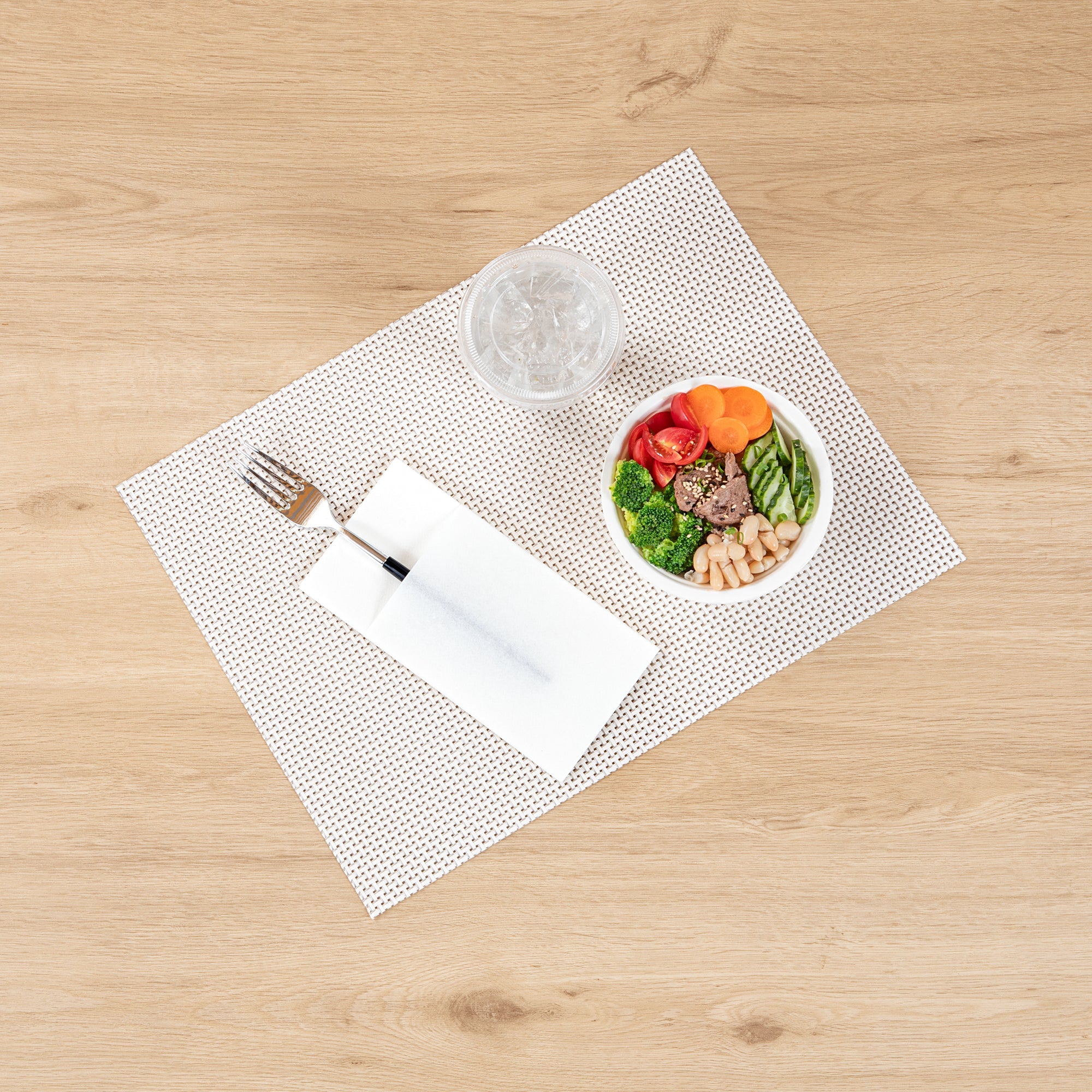 Moderna Silver Plastic Fork - with Black Handle - 7 1/2" - 50 count box