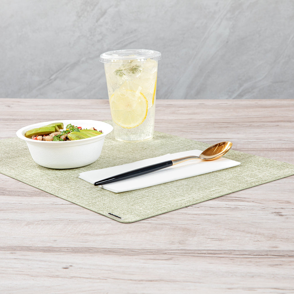 Moderna Gold Plastic Spoon - with Black Handle - 7 3/4" - 500 count box